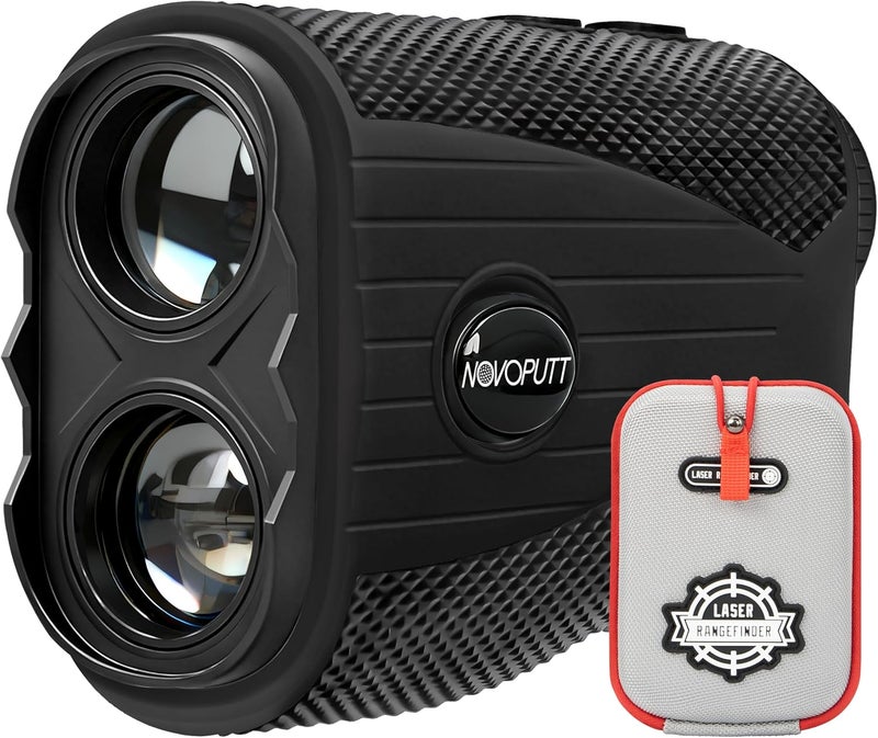 NOVOPUTT Golf Range Finder with Slope -1200 Yards Laser Rangefinder for Golf & Hunting,7X Magnification,Flag Locking Vibration,USB-C Rechargeable & Magnet Stripe,Best Golf Accessories Gift with Hard Shell Case - Image 1
